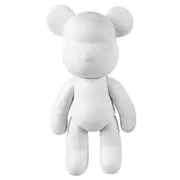 Diy Painting Teddy Bear Violent Bear Kit Set Fluid Painting Creative Home Dcor 33cm