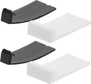 GALPADA 4pcs Bow Tips Durable Violin Bow Pads for Stringed Instruments Easy Install Replacement Fittings for Enhanced Performance for Amateur and Professional Violinists