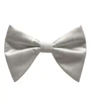 Brand Q LBT-100 Long Micro Fiber Bow Tie White