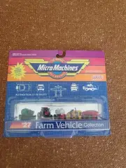 Micro Machines #27 Farm Vehicle Collection-Galoob 6400 1988 New