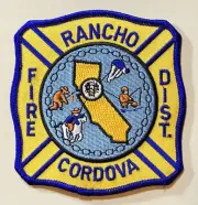Rancho Cordova CA Fire District Patch