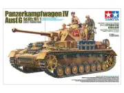Tamiya 1/35 German Panzer Ivg Tank Model Kit Unassembled, Unpainted