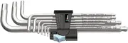 Wera 3950/9 Stainless Steel Hex-Plus Metric L-Key Set (9 Pieces)