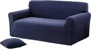 Jacquard Waterproof Sofa Cover for Living Room Solid Plain Dyed Couch Over for Pets and Kids Sofa Skins Elastic slipcovers(Color 10,3-Seat 175-210cm)