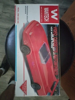 Vintage ( RED ) Sports Car Wantech Video Cassette Autowinder CRW-1008 VCR VHS