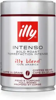 Illy Intenso Roast Whole Coffee Beans, 250G - Bold Flavor, Freshly Roasted Be...
