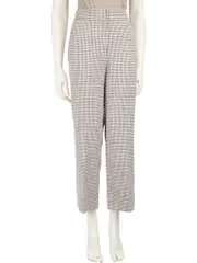 Side Tape Check Pattern Trousers