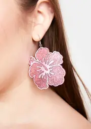 Finding Oasis Hibiscus Earrings