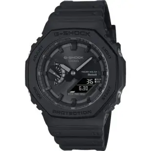 CASIO 卡西歐 G-SHOCK 極簡八角 太陽能電力智慧藍牙手錶 GA-B2100-1A1