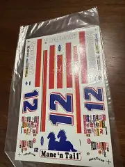 1/25 Scale #12 Mane N Tail Thunderbird NASCAR Decal Derrike Cope