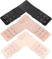 [HORIALENCE] Stainless Steel Hooks Extenders Pcs Elastic Band Extension Straps for Women Soft Stretchy for Comfortable Fit