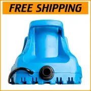 Efficient 1745 GPH Pool Cover Pump - 115 V, 1/3 HP with Integrated Float Switch