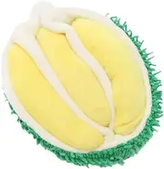 kokiya Squeaky Dog Toy for Small Medium Size Dogs Cute Furniture Protector Chewing Durian Plush Toy Interactive Dog Toys