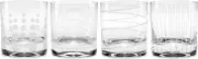 Mikasa, Double Old Fashioned Glass, Clear Clear, Set of 4, 10 Fluid Ounces