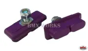 Kool Stop BMX Continental Purple Brake Pads - Sold In Pairs Old School BMX Tuffs