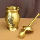 Mortar and Pestle Set Kitchen Garlic Pugging Pot Copper Mortar for Crushing