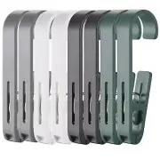 Large Laundry Hook Clothes pins 8pcs Sock Clip Laundry Clips with Springs, St...