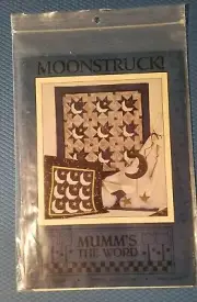 MOONSTRUCK Applique Quilt Pattern by Mumm's The Word Moon Stars Two Sizes