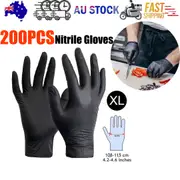 6G Flexible Disposable Nitrile Gloves For Mechanic Work Food Prepa 200Pcs Xl Disposable Gloves