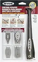 Hyde Long Neck Contour Scraper with 6 Changeable Blades