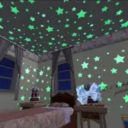 NEW GLOW IN THE DARK STARS KID CHILD BABY BEDROOM NURSERY WALL STICKERS
