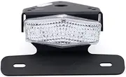 Registration Plate Holder License Plate Holder Tail Light for XR 250R/400R XR250R XR400R 1996-2004(Clear)