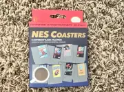 2018 NINTENDO PALADONE NES CARTRIDGE VIDEO GAME MARIO DRINK COASTER SET