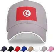 [Generic] National Emblem of Tunisia Baseball Cap Tunisian Trucker Dad Hat for Men Women Outdoor Sport Running