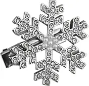 Elegant Hair Accessories, Hair Pins Women, Girls Snowflake Clip, Stylish Hair Barrette, Winter Hair Accessories, Snowflake Rhinestone Clip, Hair Women, Decorative Hair Pins