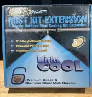 NEW/SEALED Mist Kit Extension 6 Nozzle Outdoor Kit Extension Stainless Steel