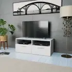 NNEVL TV Cabinet Chipboard 95x35x36 cm White