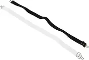 [Baluue] 2pcs Stretchy Waist Belt with Shark Buckle for Women Elastic Fashion Belt for Equestrian Use Casual Wear Comfortable Fit Versatile for Use