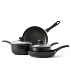 4 Piece Cookware Set Frypan Saucepan Pot Non-Stick Fry Pan Cooking Kitchen Tool