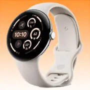Google Pixel Watch Series 3 (41mm, Polished Silver Aluminum Case/Porcelain Active Band) - Brand New