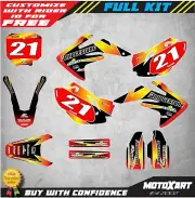 Custom Graphics Full Kit to Fit Honda CRF150 R 2007 - 2021 SUNRISE STYLE decal