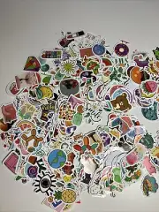 Assorted Sticker Lot 200+ Luggage Kids Birthday Gifts Random