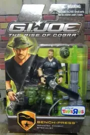 GI JOE ~ 2009 BENCH PRESS ~ INFANTRY SERGEANT ~ GREAT CARD ~ POC ROC MOC