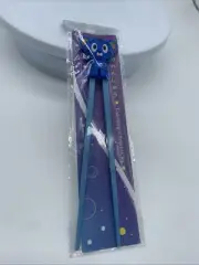 Kids Children Cute Blue Bear Cartoon Learning Beginners Training Chopsticks