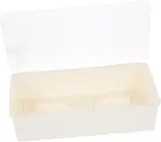 CIYODO Chopsticks Storage Box with Transparent Lid Cutlery Case for Home Hotel Camping Practical Utensil Holder for Easy Access Dust Protection