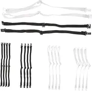[LIFKOME] 20pcs Bow Tie Straps Elastic Bow Tie Extension Bands Adjustable for Outfit