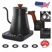 Stainless Steel Gooseneck Kettle with ±1℉ Control - Ideal for Perfect Pour Over