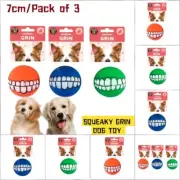3X Pet Dog Chew Ball Toy Teeth Clean Interactive Bite Puppy Training Treat Gift