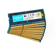 Crucial Kits 10x 4GB 2RX8 PC3-8500S DDR3 1066Mhz SODIMM Laptop Memory RAM 204Pin