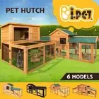 i.Pet Chicken Coop Rabbit Hutch Large Hutches House Hen Run Cage Wooden Outdoor