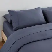 Cotton Bedding - Sheet set / Queen / Indigo Dusk