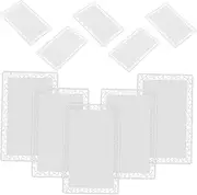 Operitacx 10pcs Blank Name Cards Aluminum Alloy Engraving Blanks Smooth Edges for Professional Use for Business Cards and Custom Projects