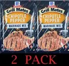 2x McCormick Grill Mates CHIPOTLE PEPPER Seasoning Marinade Mix 1.13 oz - 2 PACK
