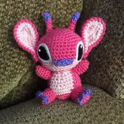 Angel - Lilo and Stitch Inspired Disney Plush Handmade Crochet Amigurumi Ohana