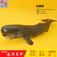 在飛比找蝦皮購物優惠-海洋生物 新抹香鯨 鯨魚 仿真海洋動物模型 海底總動員玩具海