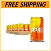 Clear Orange Soda - 20-Pack of Zero Sugar Diet Drink Sweetened with Stevia